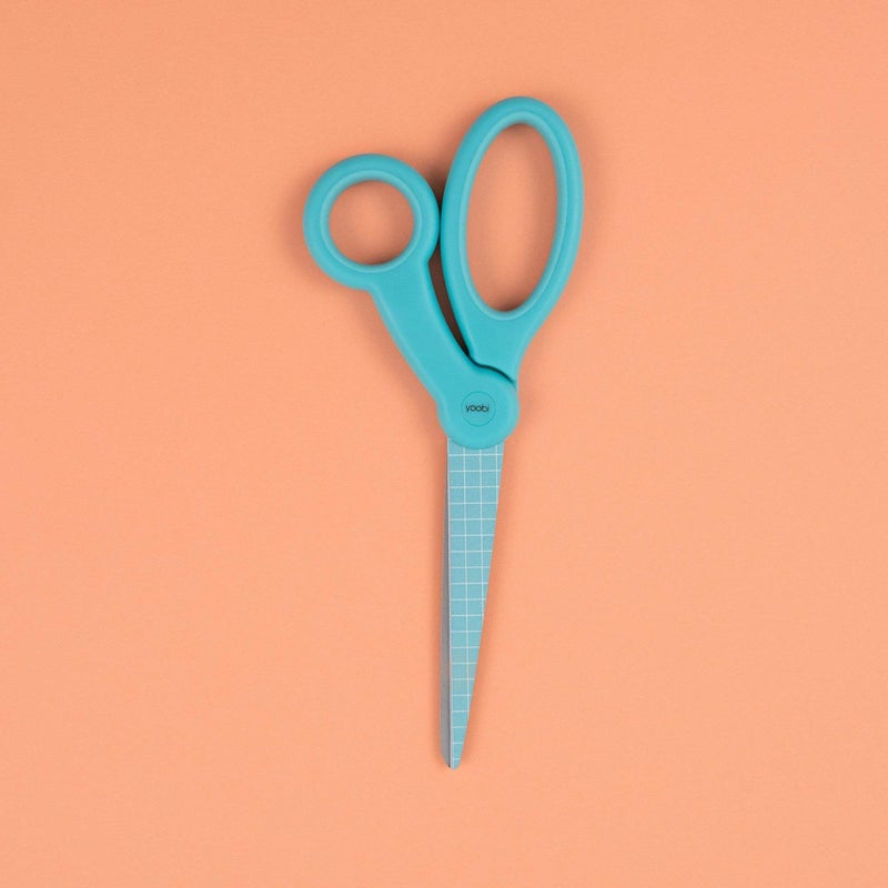 Yoobi | Scissors | Adult with Grid Blade | Mint - Image 3